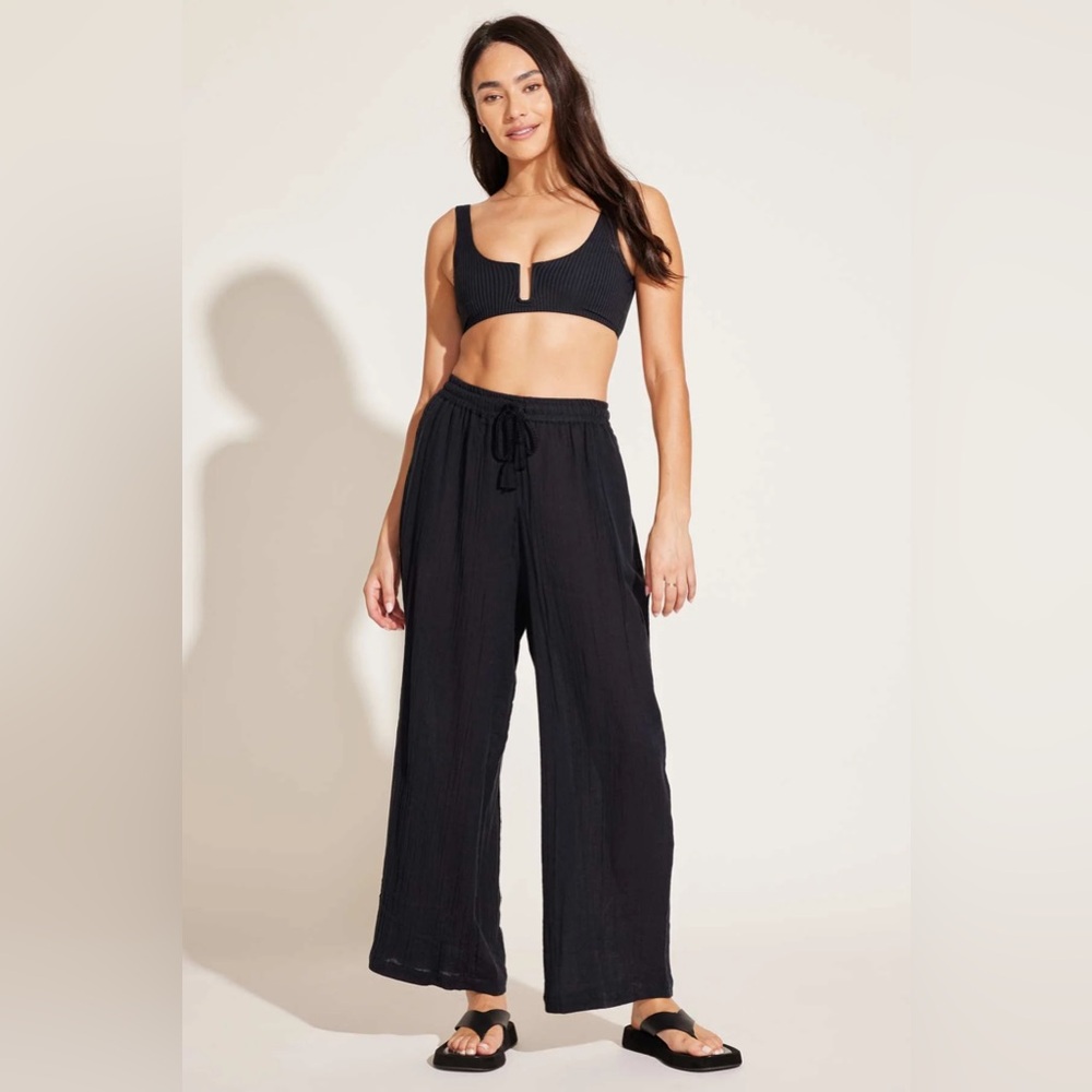 Vitamin A Black Wide Leg Pants